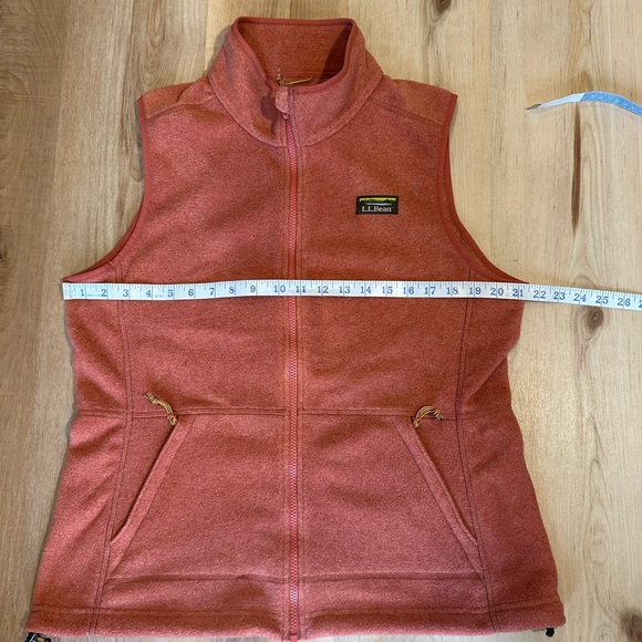L.L. Bean Mountain Classic Fleece Vest Women's Sienna Brick SZ L REG - Picture 6 of 12